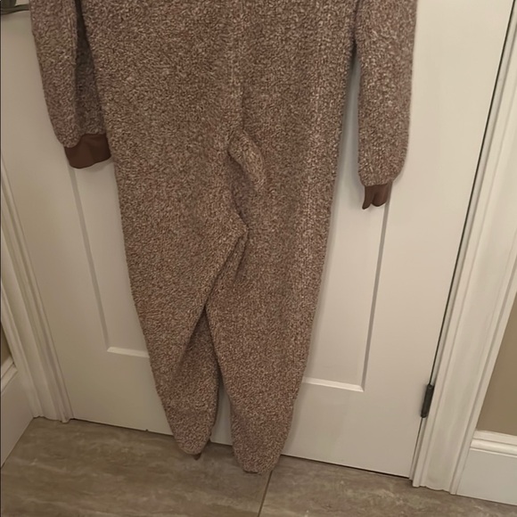 Cozy Deer Brown Fleece Onesie with Hood, size large kids - Picture 7 of 7
